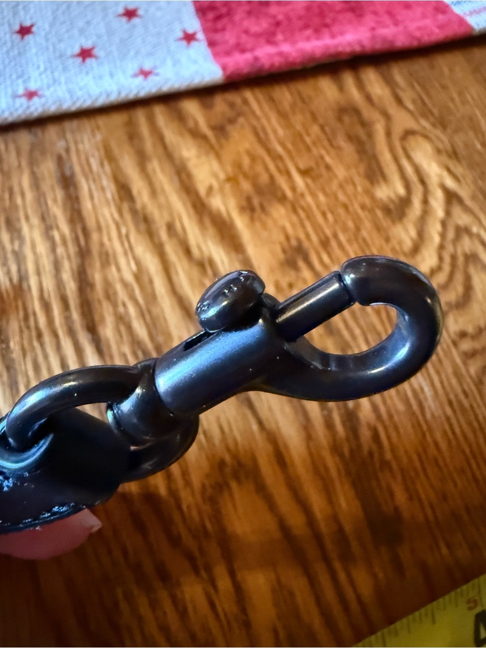 Leather Purse Strap with Swivel Snap Hook - Picture 5 of 5